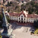 Csongrád Városháza drónfelvételen