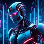 Mesterséges intelligenciát szimbolizáló robot