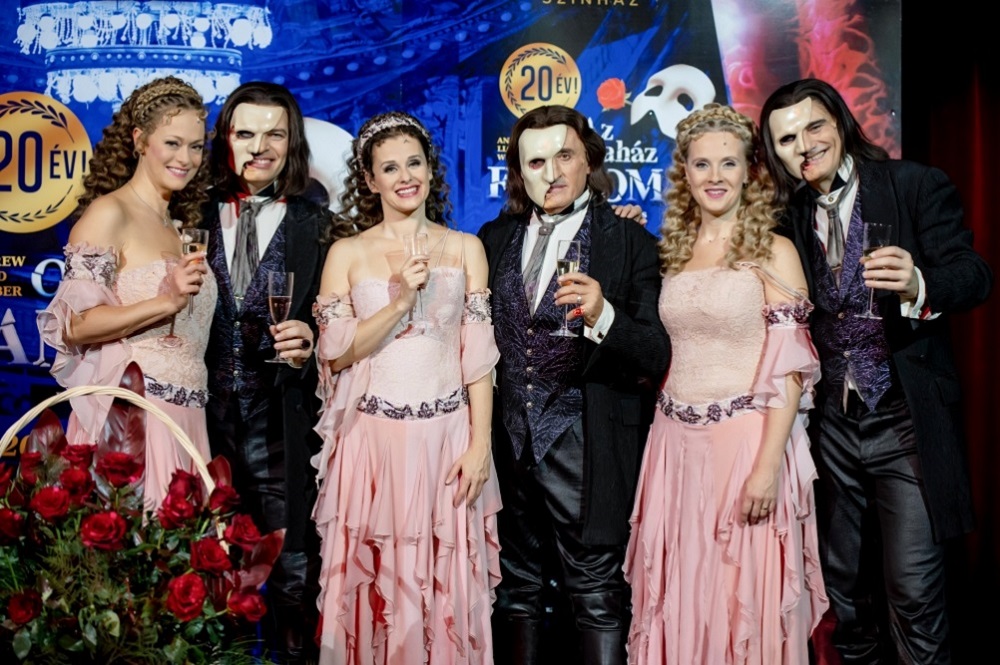 Az operaház fantomja főszereplői a Madách Színházban