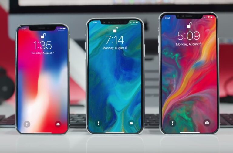 Okostelefonok sorakoznak egy üzletben