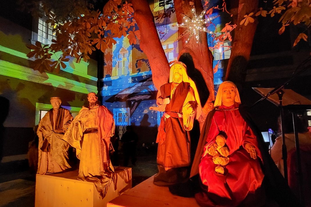 Bibliai szobrok a Máltai Adventi Kertben