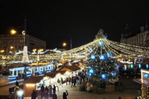 Karácsonyi díszkivilágítás Debrecenben