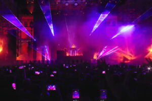 Jean-Michel Jarre a sevillai koncertjén