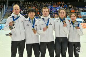 Bronzérmes magyar gyorskorcsolyázók a hollandiai Tilburgban tartott Európa-bajnokságon 2026. január 18-án