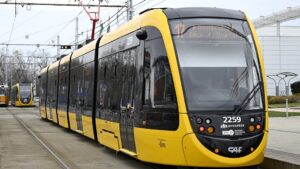 Új CAF típusú villamos