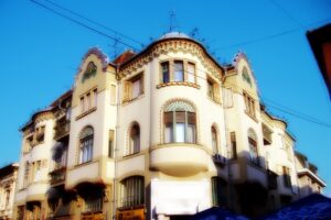 Különleges homlokzatú épület Szabadkán