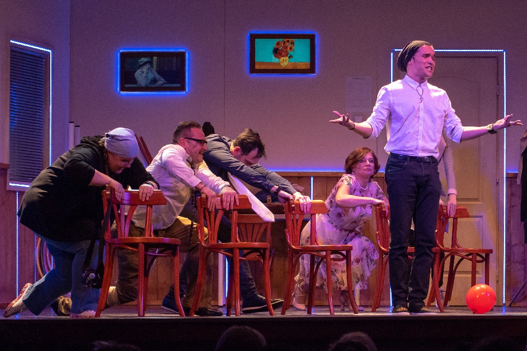 Pillanatkép a Csoportterápia előadásból