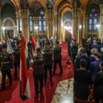 Ünnepség a Parlament kupolacsarnokában
