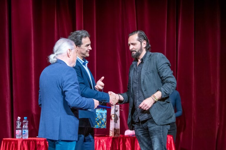 Dolhai Attila (k) és Sarádi Zsolt (j) a Vörösmarty Színház évadzáróján