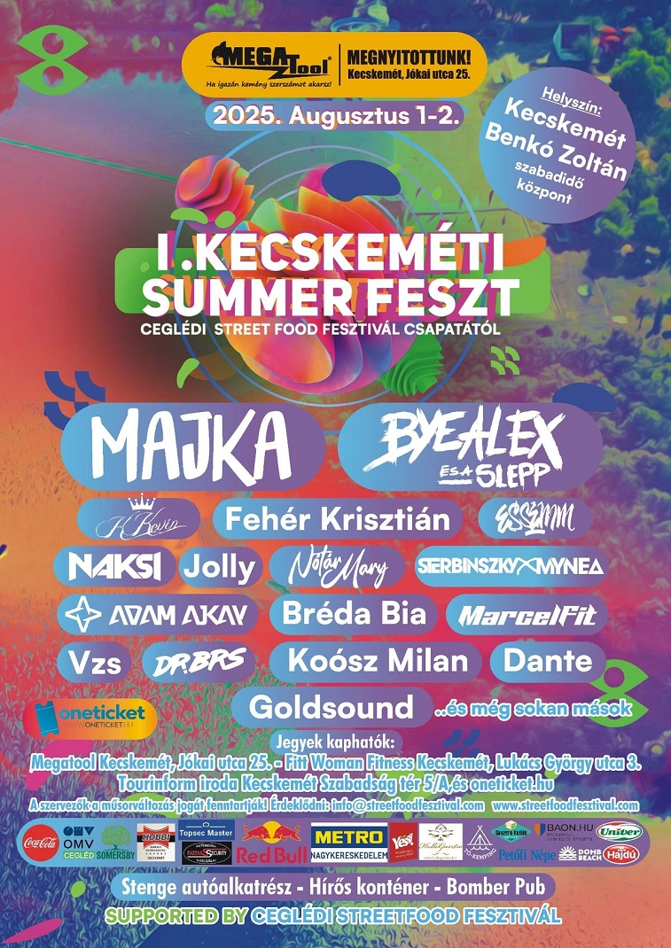 Az I. Kecskeméti Summer Feszt plakátja