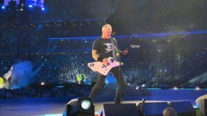 James Hetfield a budapesti Metallica-koncerten 2026. június 11-én