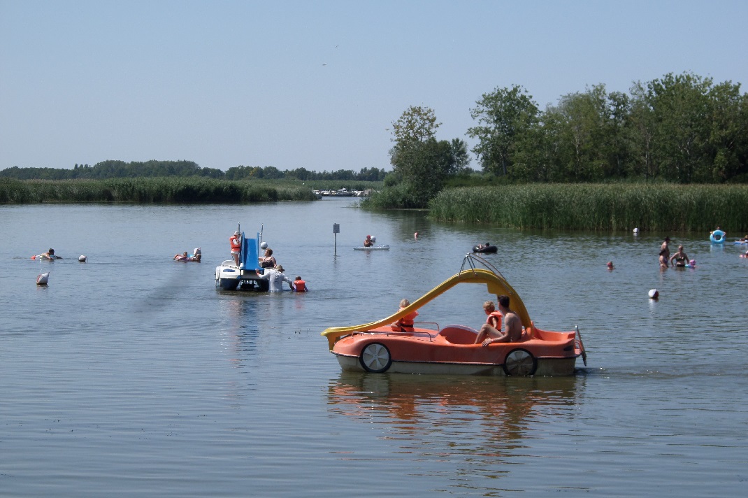 Vízibicikli Tisza-tó Poroszló