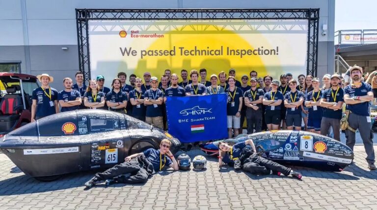 A BME SHARK Team Luna járműve