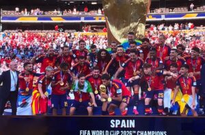 A spanyol válogatott 2026-os világbajnokság győzelem