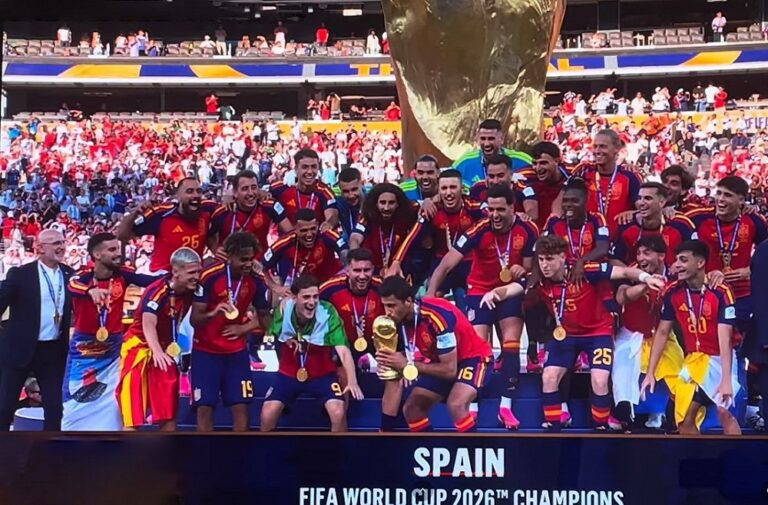A spanyol válogatott 2026-os világbajnokság győzelem
