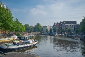 Amszterdam Amstel folyó
