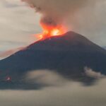 Anak Krakatau vulkán kitörése Indonéziában