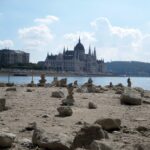 Margitsziget Duna alacsony vízállás